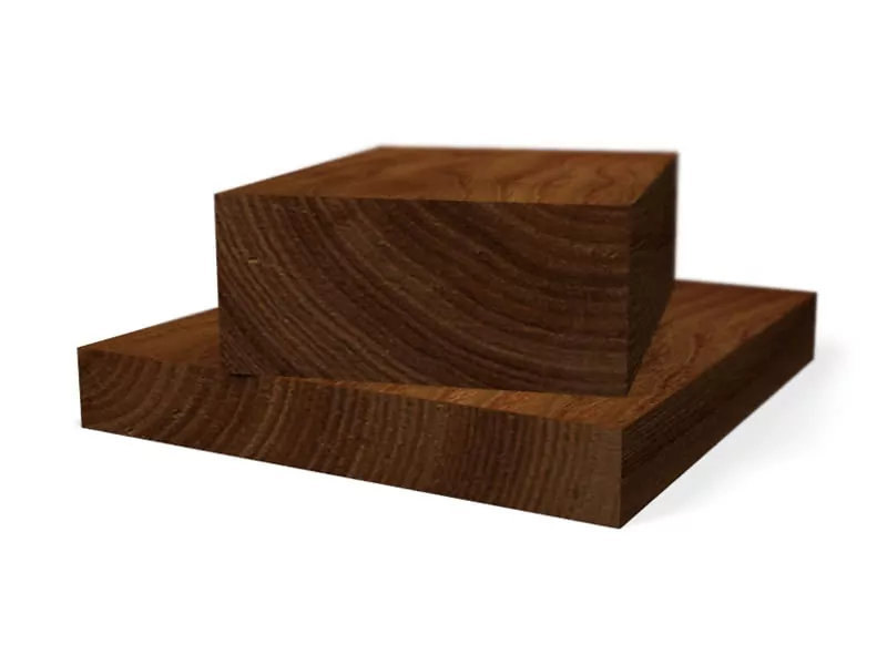 Строганная доска из термососны