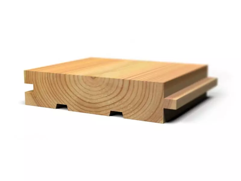 Доска для настила пола из лиственницы 35 мм АВ