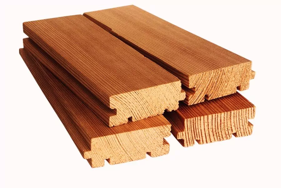 Доска для настила пола из лиственницы 45 мм С