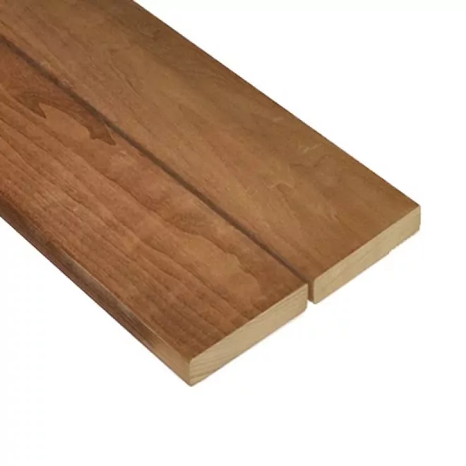 Палубная доска из термоясеня Экстра 110х28мм