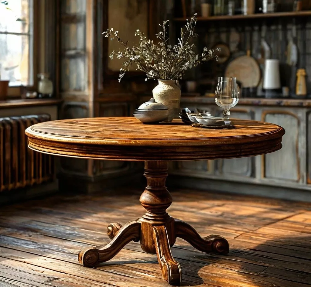 Как отреставрировать деревянный кухонный стол своими руками