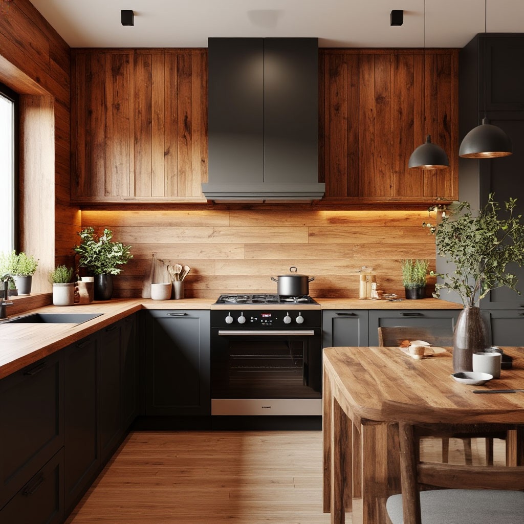 Чем отделать стены на кухне